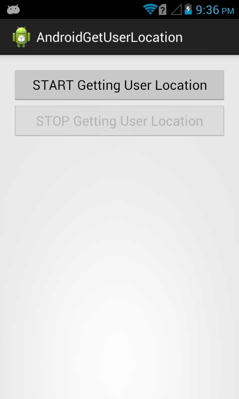 how to get user's current location in android?
